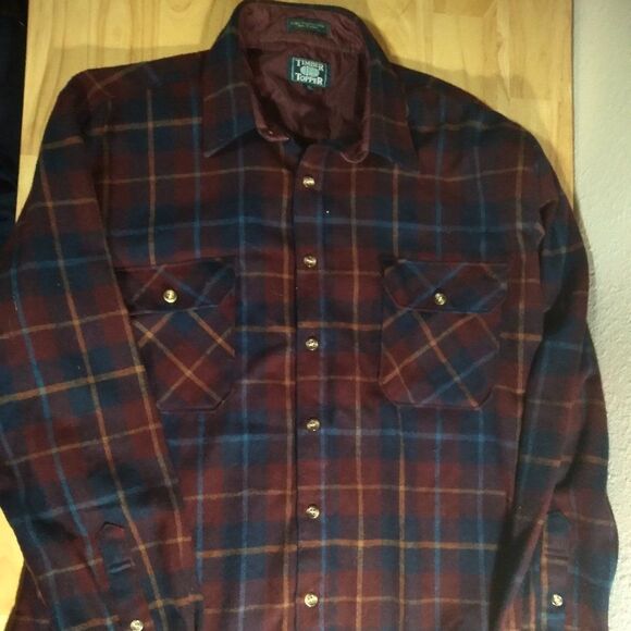Vintage Timber Topper Flannel Button Down Shirt - Picture 2 of 7